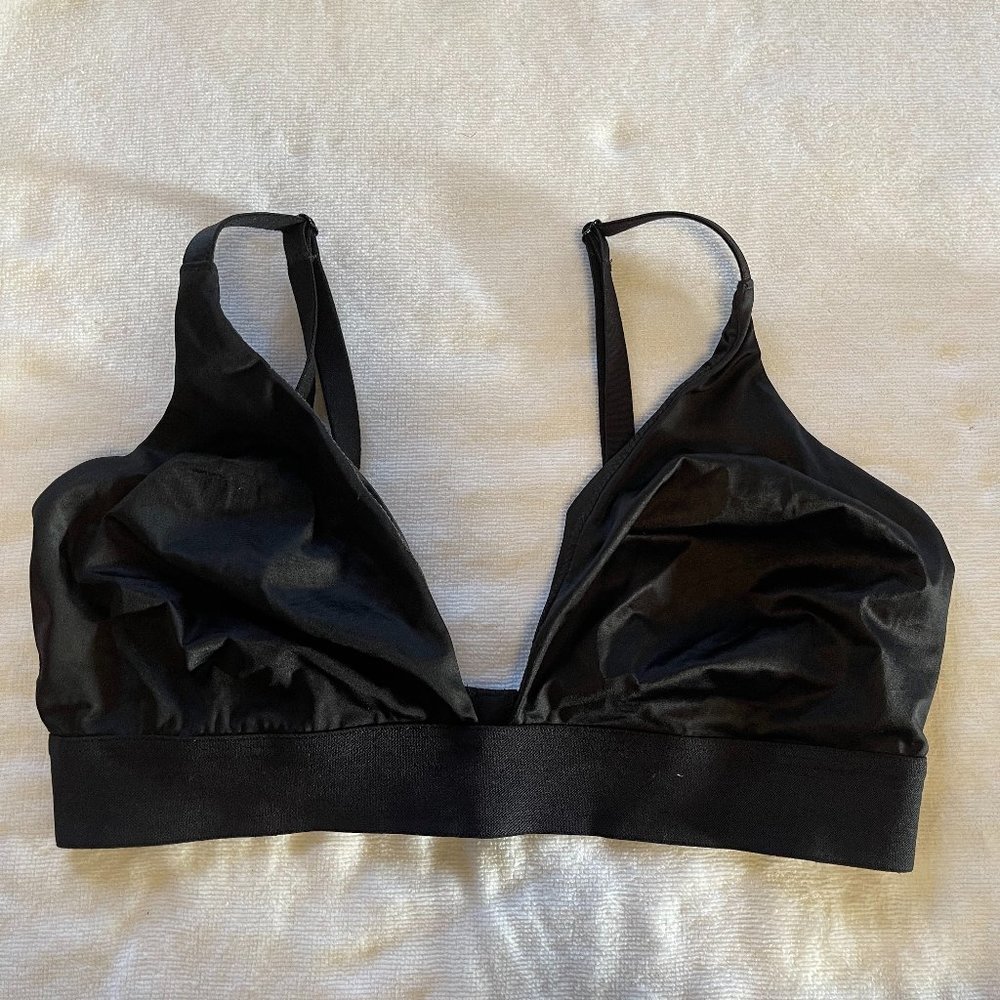 Glacé Triangle Bra - Black - Wirefree - 34D 34DD 36C 36D